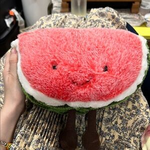 Jellycat Watermelon Plush Toy, Fruit Doll, Amusables watermelon